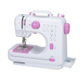 Low MOQ 12th Stitch Patterns Household Flat Seam Interlock Sewing Machine With Extension Table